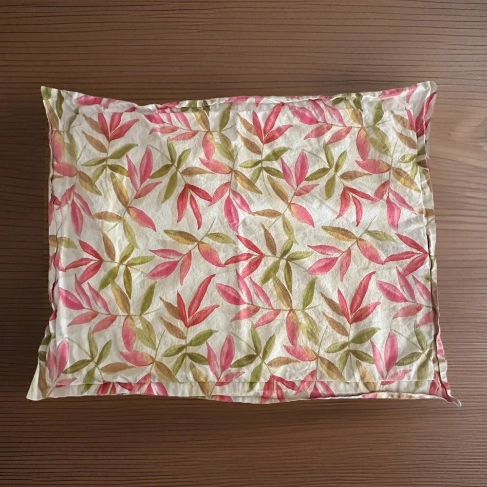 Garnet Hill Floral‎ Pillow Sham & Accent Pillow Cover Set Cottagecore Cotton